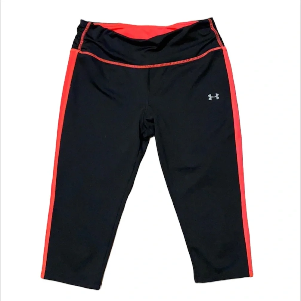 UNDER ARMOUR neon accent run Capri tights